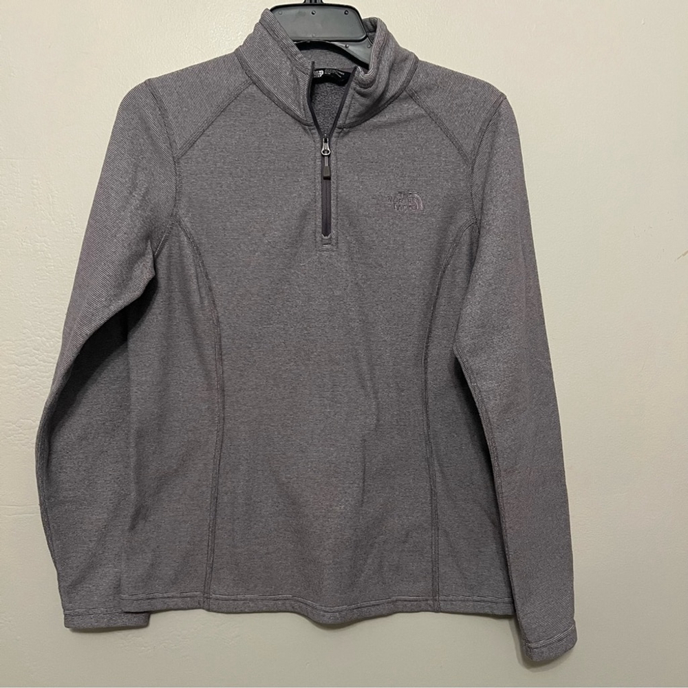 The North Face Purple Gray Women's‎ Jacket Lightweight Fleece Medium